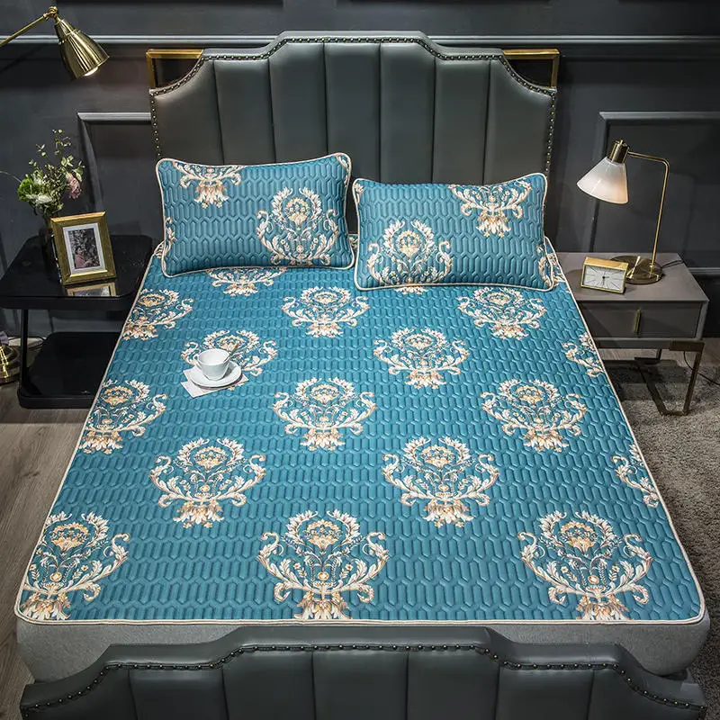 Коврик для кровати складной латексный матрас холодного сна наволочка покрывало