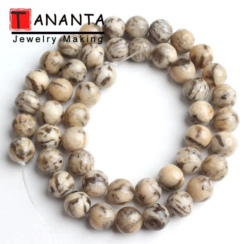 Оптовая продажа круглые бусины из натурального фетра камня для самостоятельного