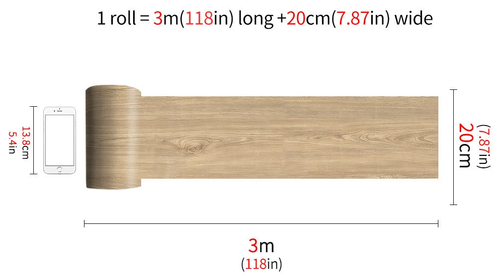 peel and stick wallpaper floor sticker vinyl tiles brown waterproof removable kitchen cabinets old furniture wall paper decor free global shipping