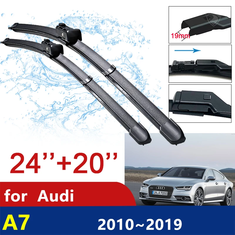 

for Audi A7 2010~2019 RS7 4G8 4K8 Car Wiper Blades Windscreen Windshield Wipers Car Accessories 2011 2012 2013 2014 2015 2016