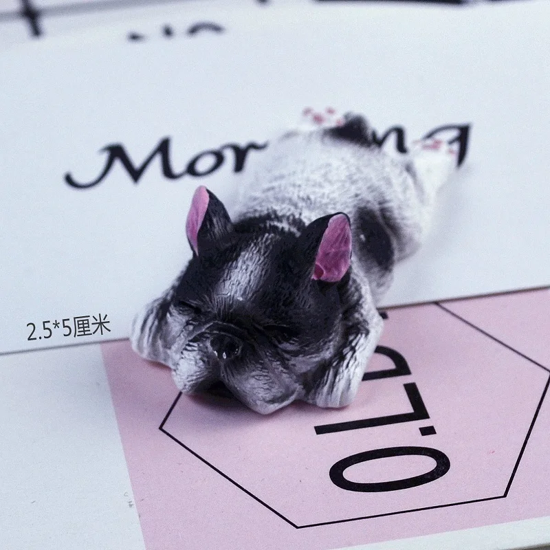 2 Милый 3D Keji Dog стикер на холодильник мобильный телефон оболочка Сделай Сам Смола имитационный материал Прекрасный домашний телефон настенный стол украшение - Цвет: 2