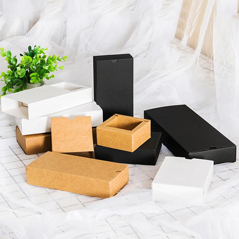 Модная и простая упаковочная коробка с выдвижными ящиками для чая конфет