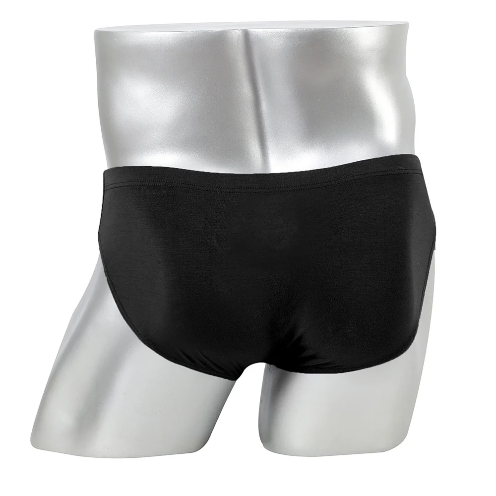 Mens Briefs Brand Soft Shorts Briefs Bamboo Underwear Set with Pocket Swimming Briefs Comfortable Breathable Mens Briefs Pack