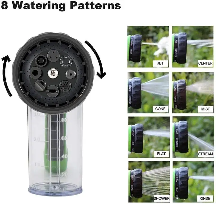 Насадка для шланга высокого давления 8 в 1 пенораспылитель пистолет-распылитель