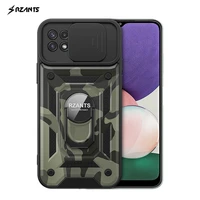 rzants for samsung galaxy a22 4g 5g case jungle tank camouflage lens proetction ring stand holder military cover for boys man