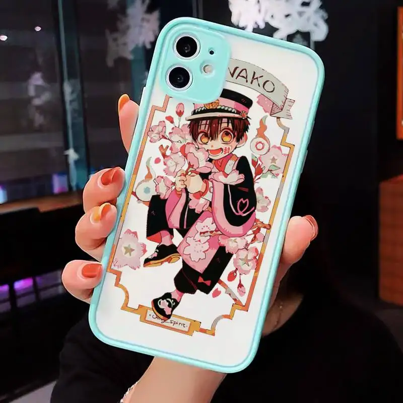 

Toilet Bound Hanako Kun anime Phone Cases matte transparent For iphone 7 8 11 12 plus mini x xs xr pro max cover