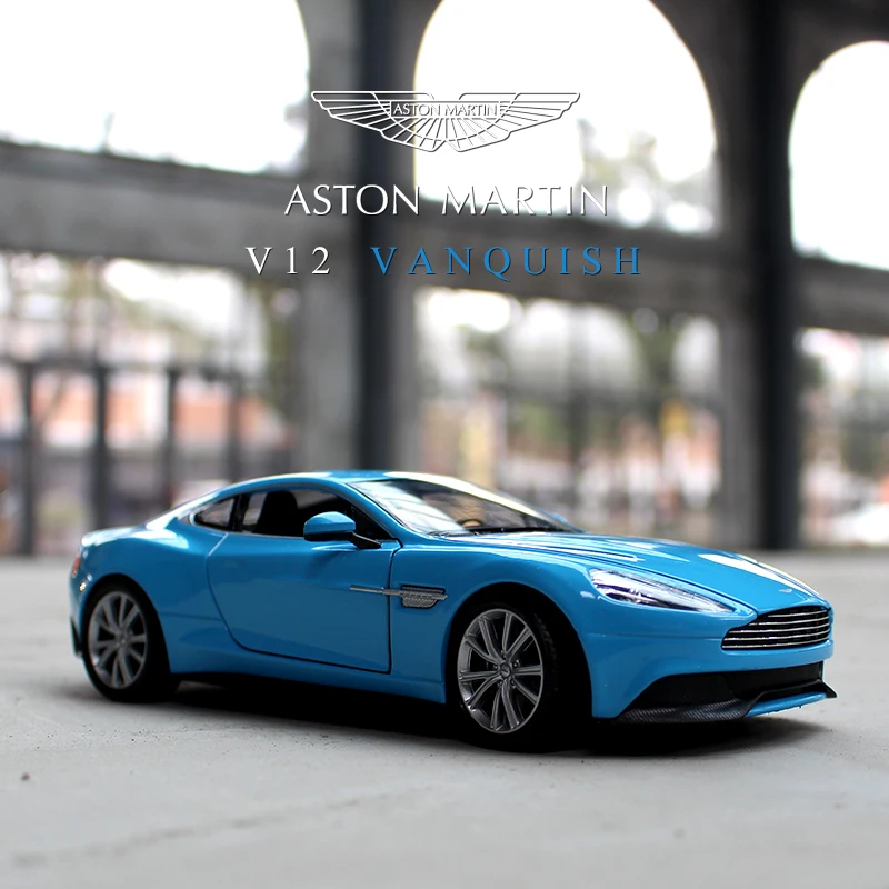 Модель автомобиля WELLY в масштабе 1:24 Aston Martin модель из сплава украшение коллекция