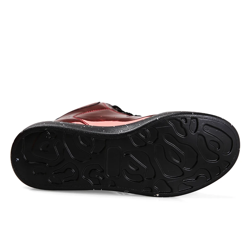 Dropshipping Snow Boots Women 2019 Winter New Painted Leather Thick Bottom High Upper Board Shoes Fashion Mirror Lovers | Обувь