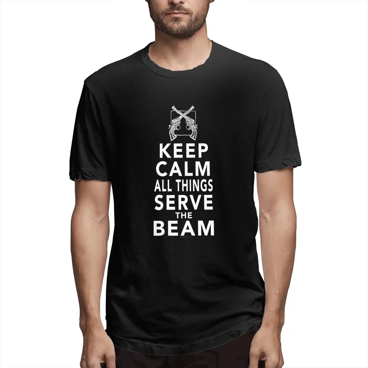 

All Things Serve The Beam Graphic Tee Men's Short Sleeve T-shirt Funny Tops
