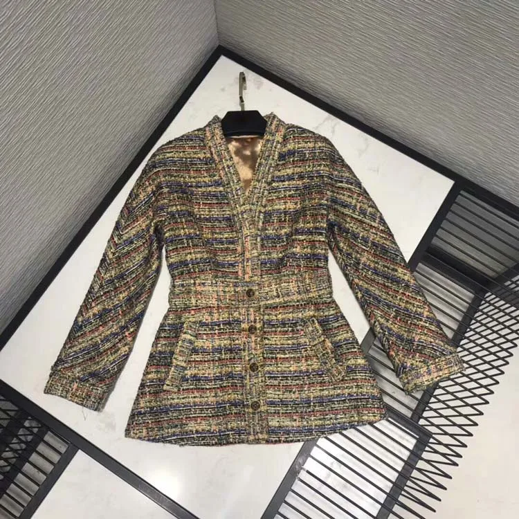 2019 модная женская куртка с v образным воротником at190264|Женские пиджаки| |