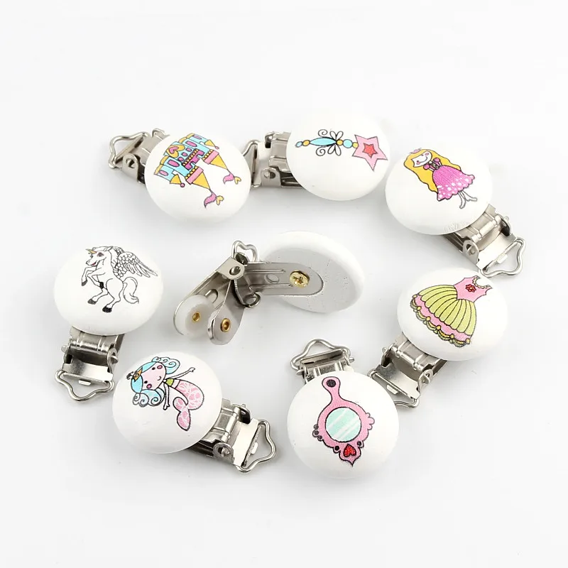 5 шт./лот детская деревянная соска забавная Соска с мультяшным рисунком Детская