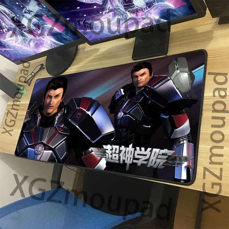 Большой коврик для мыши XGZ с черными застежками 3D Аниме Дариус пользовательский