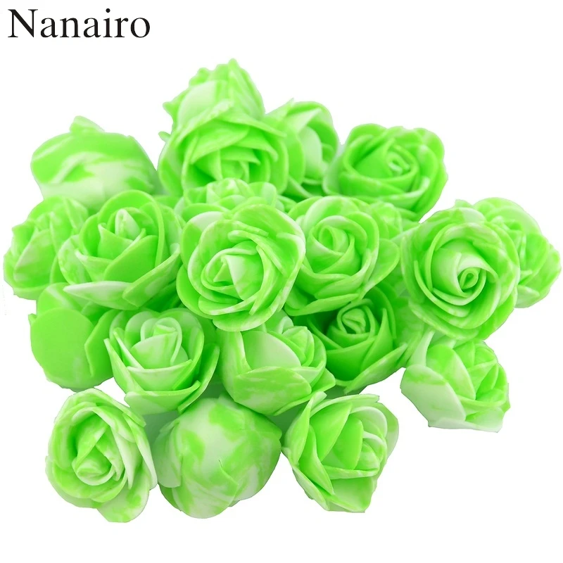 3 5 см ПЭ пена Роза 30 шт. Искусственный Мини Свадебный венок Скрапбукинг Цветы