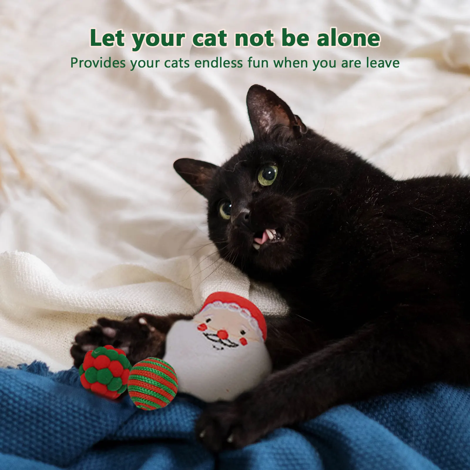 Рождественские игрушки для кошек подарочный набор разные наборы котят кошачья