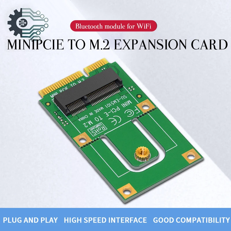 

A+E Key A Key M.2 NGFF Wireless Module To MINI PCIE Adapter M.2 NGFF Key A To Mini PCI-E PCI Express Converter Adapter For Intel