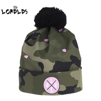 lordlds women beanie hat with pom pom cute fashion bonnets for women army green fall winter hats and caps for women 2021