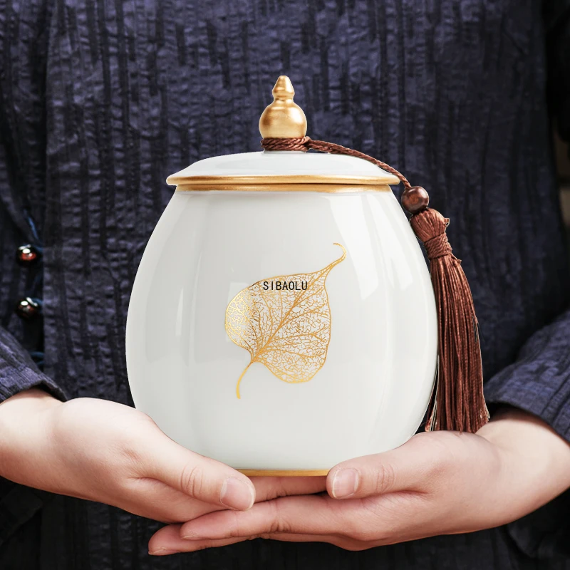 

Tea Organizer Coffee Container Ceramic Ceramic Tea Coffee Sugar Storage Jars Ceramic Storage Jar Latas De MetalTea Organize tea
