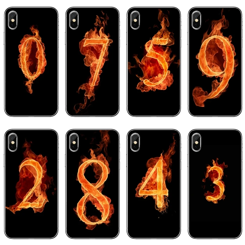 Крутой арт огненный номер для Huawei Honor 10 9 Lite 8C 8X 7C 7X 7A V10 V8 Y9 Y7 Y6 prime pro 2018 2019 чехол -