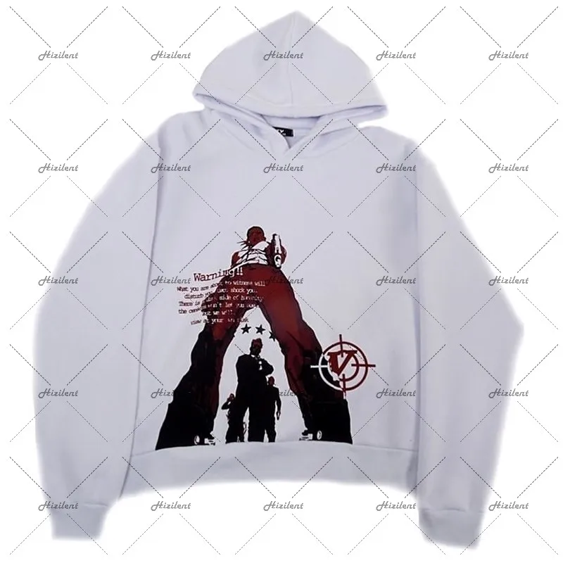 Men Streetwear Pullover Hip Hop Sweatshirt Graphics Men's Oversized Hoodies harajuku Joggers Y2K Aesthetic Punk Sport Jacket top | Мужская