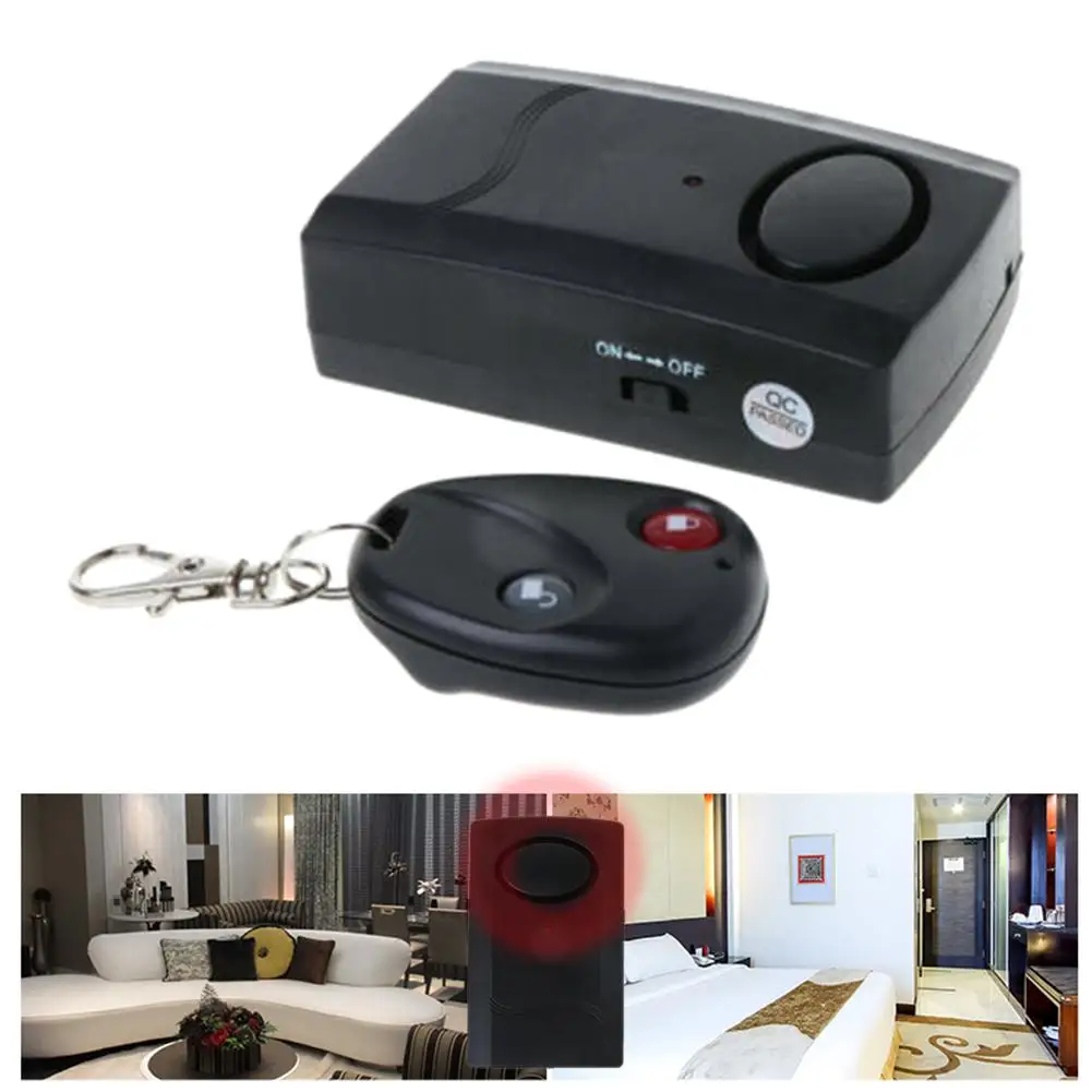 1Set Motorcycle Wireless Remote Control Vibration Security Alarm Door Window Car Bike Anti-thief | Автомобили и мотоциклы