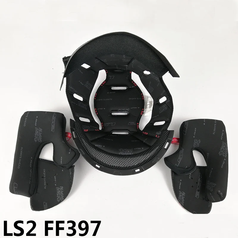 FF397 LS2 FF352 полный уход за кожей лица мото rcycle шлем Подкладка Съемный и моющийся внутренний коврик LS2 ff352 Мото шлем подкладка - Цвет: FF397