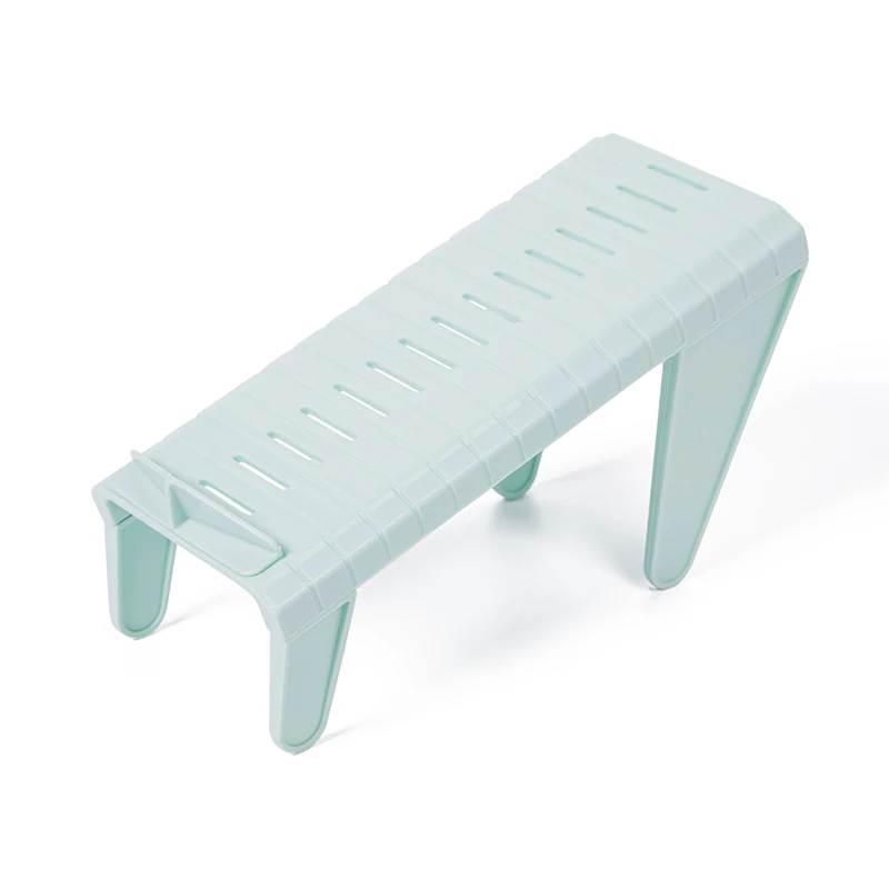 Скандинавская цветная цельная полка для обуви Регулируемая хранения экономит двойное пространство