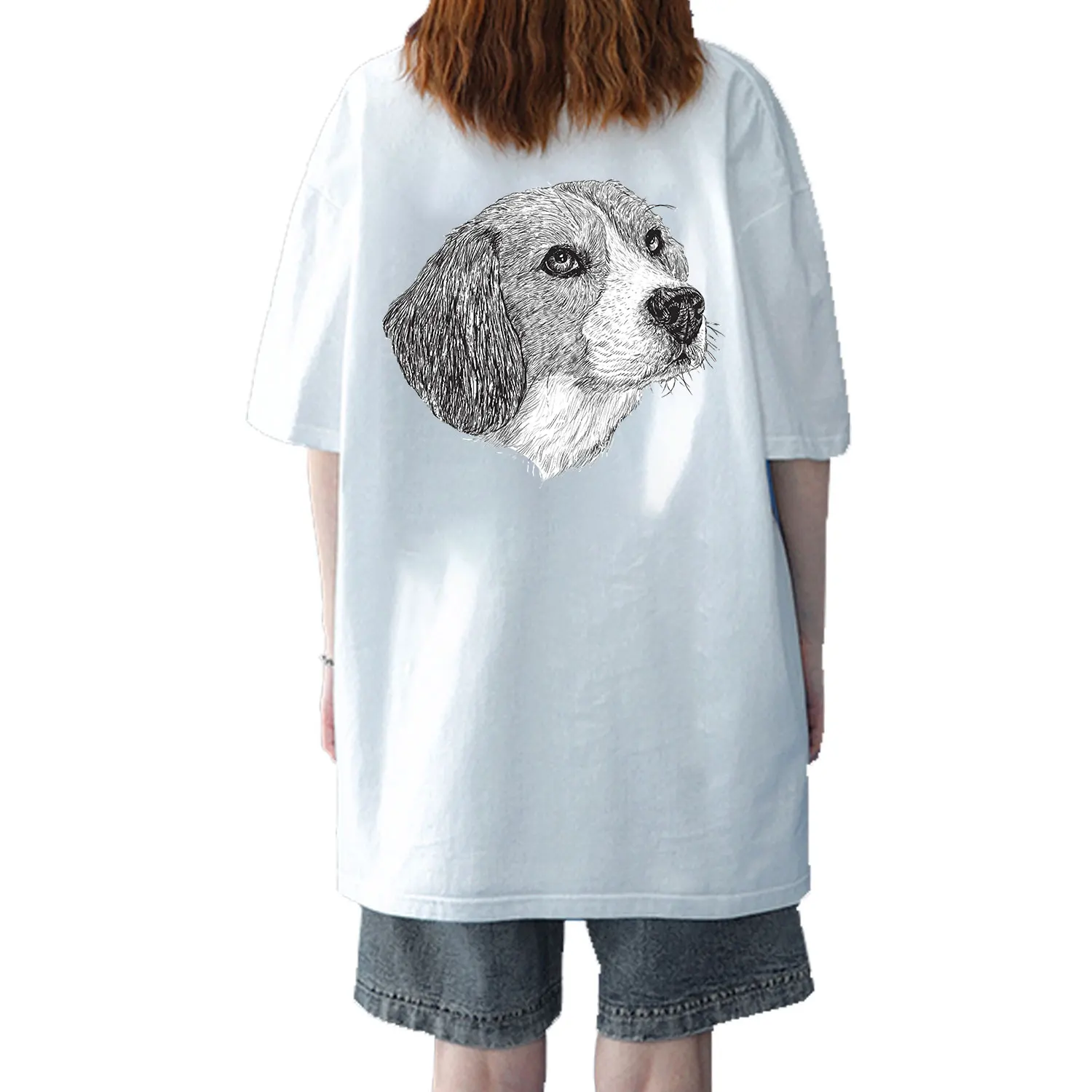 Термопечать на одежде с изображением собаки и животных | Дом сад