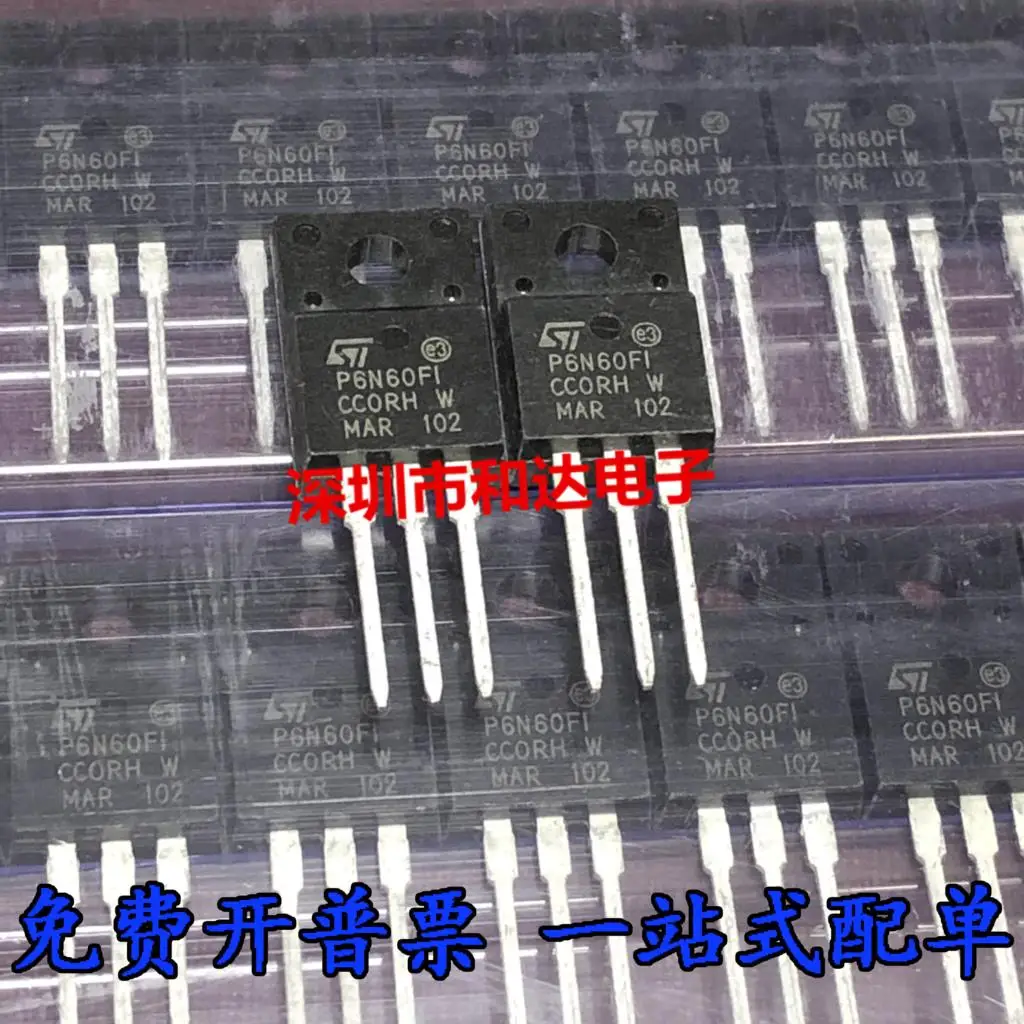 

Оригинал 5 шт./STP6N60FI P6N60FI TO-220F 6A 600V