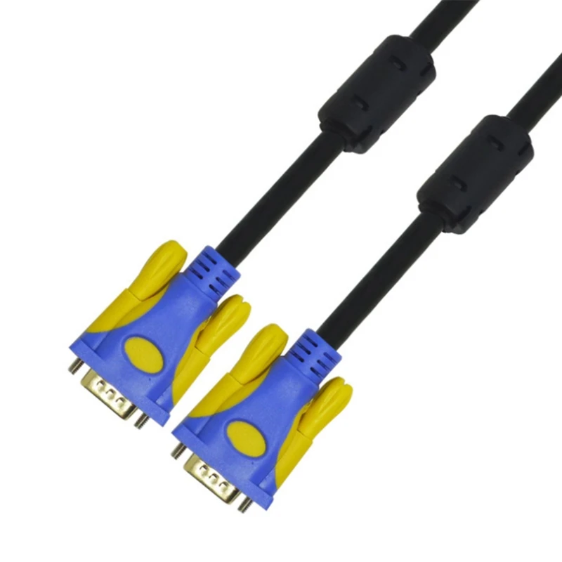 Тонкий VGA-кабель 3 + 9 штекер-штекер 15 контактов поддержка 1080P SVGA - купить по