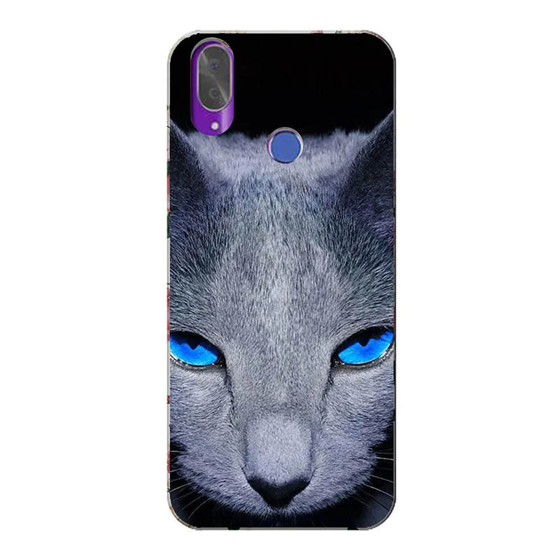 Чехол для Cubot X19 X 19 5,9" чехол с принтом цветок Роза волк милый узорчатый мягкий силиконовый Кот Сова животное телефон Fundas чехлы - Цвет: M18