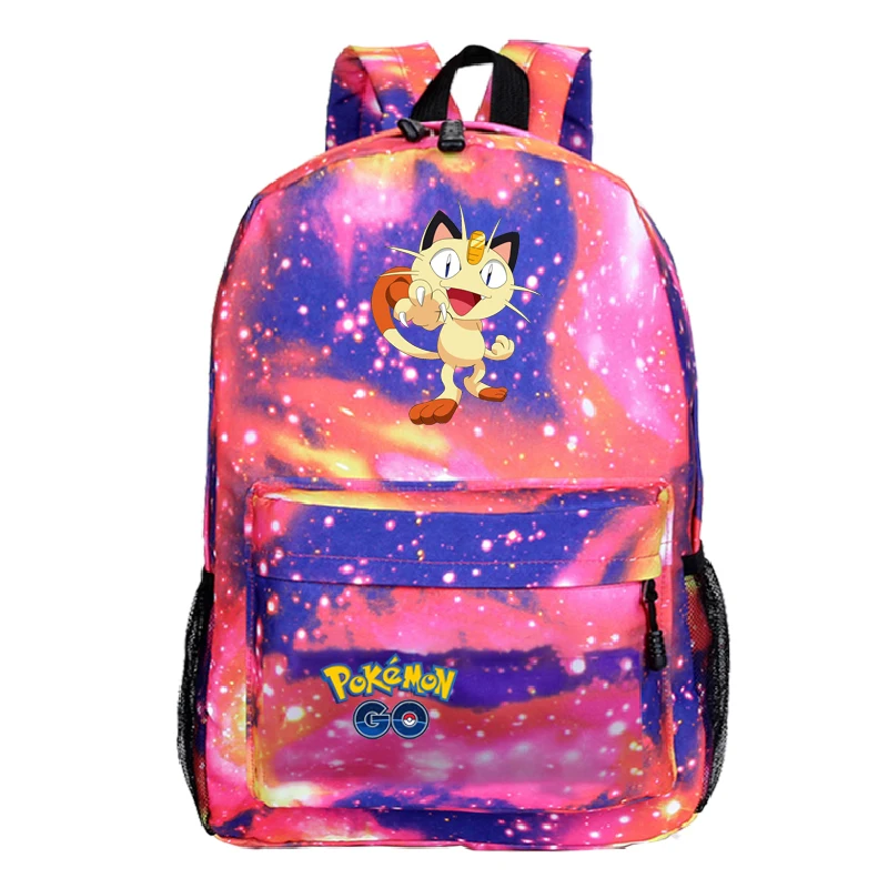 A3 Mochila Pokemon рюкзаки для школы подростков девочек Sac Dos Аниме Пикачу сумка plecak ноутбук унисекс мультфильм Backbag 41-44 - Color: A3