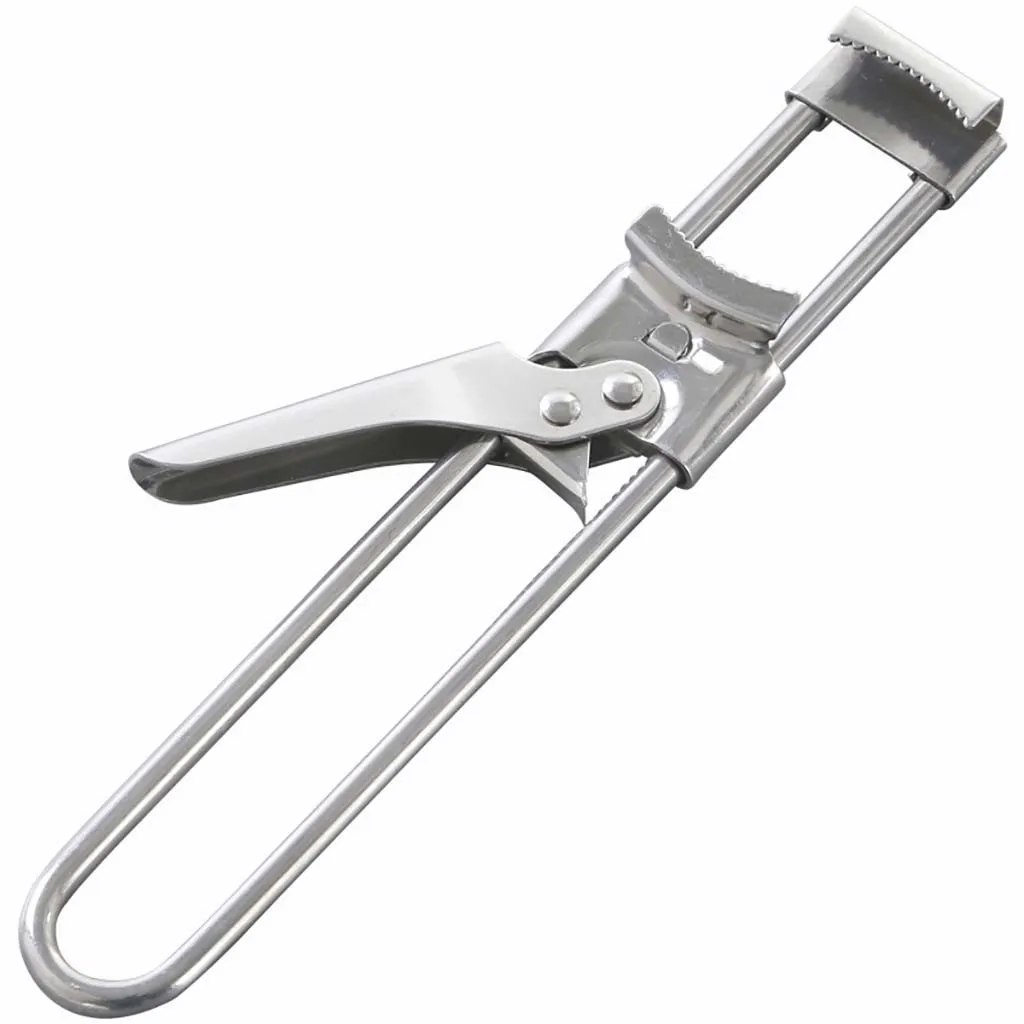 

Stainless Steel Can Opener Jar Gripper Bottle Cover Clamp Wrench Can Cover Remover Adjustable Pressing Lifter