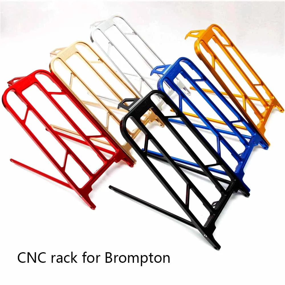 Aceoffix 364 г для велосипеда Brompton CNC Rack SR01 Алюминиевая 6 цветов полочная рама Ультра
