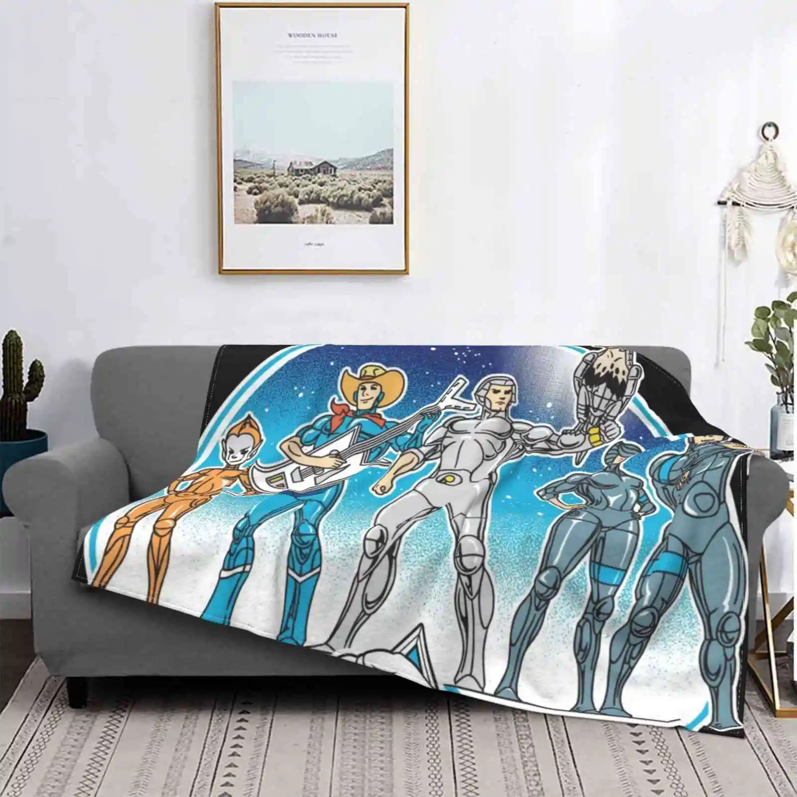 

Manta de franela с высоким качеством, с принтом в Интернете, manta de Silverhawks Steelheart Steelwill, большая предложение