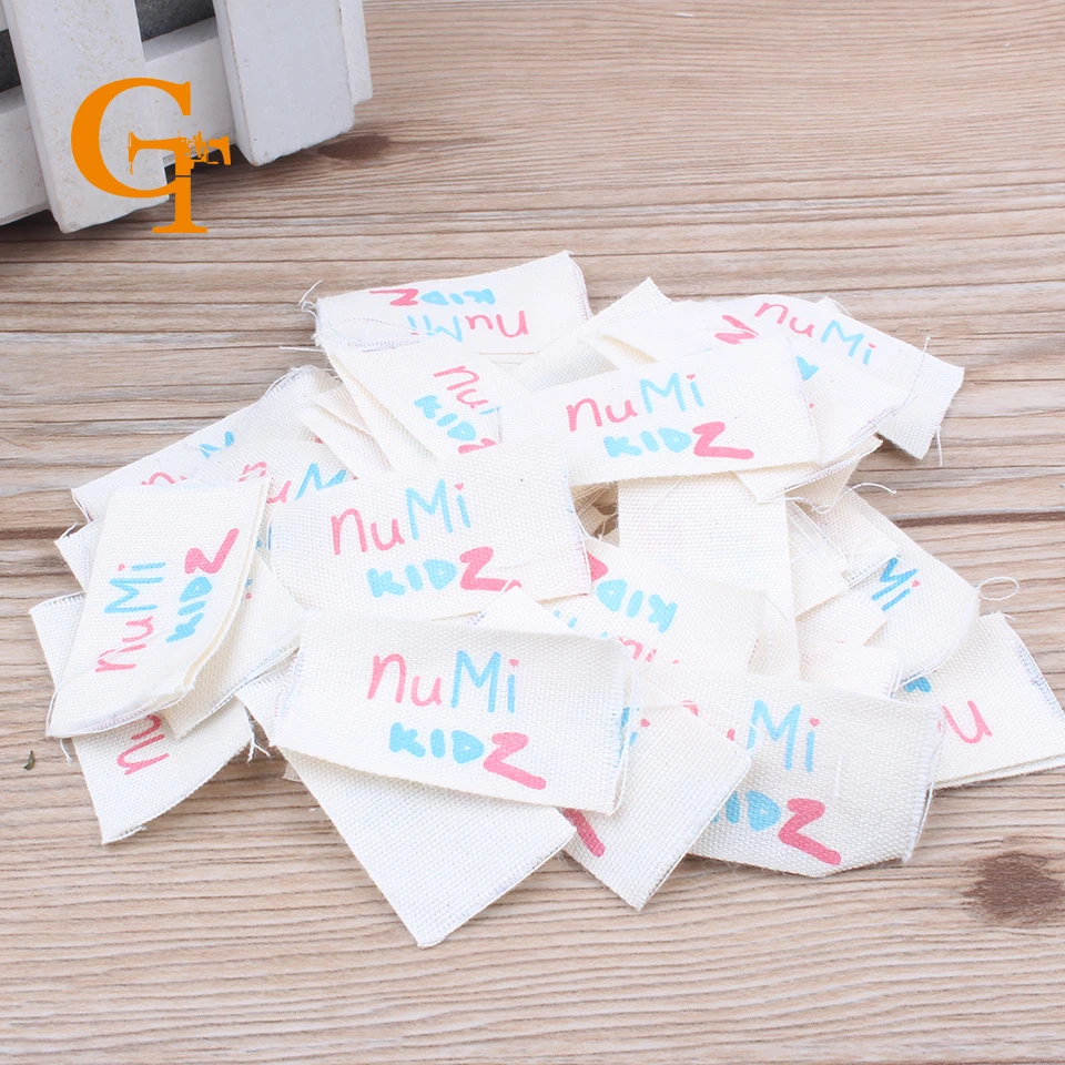 Бесплатная доставка одежды на заказ печатная хлопковая бирка для шитья экрана