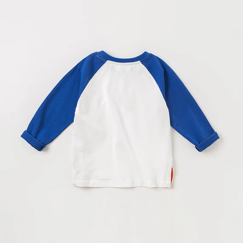 DBK10698 dave bella/Осенняя детская футболка для мальчиков детские футболки с длинными