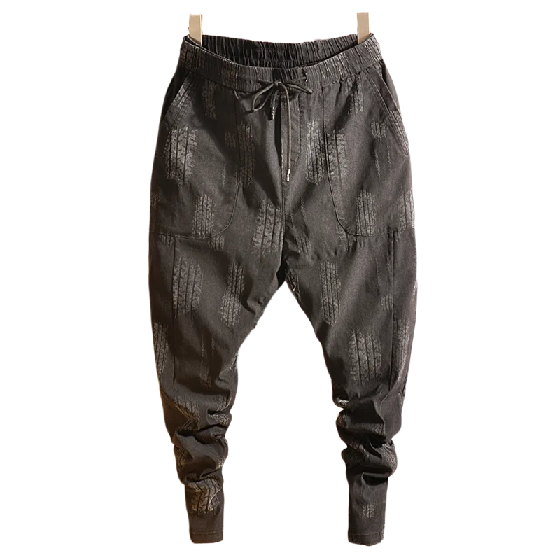 Мужские камуфляжные брюки-шаровары с боковыми карманами повседневные брюки в