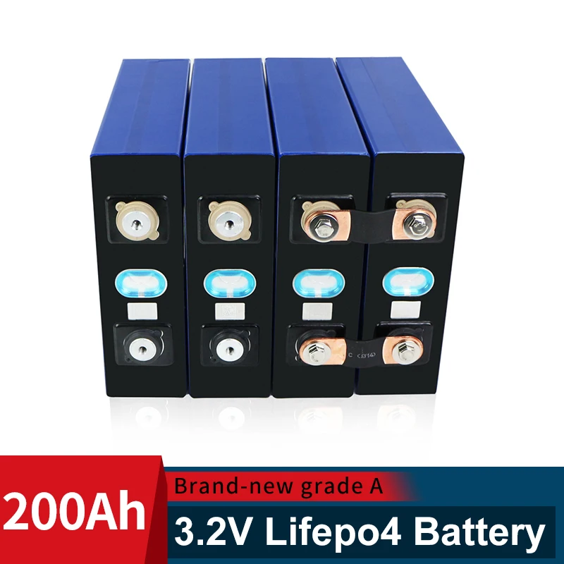

Lifepo4 200AH 8 шт. Перезаряжаемые Батарея пакет 3,2 V 12V 24v литий-железо-фосфатных аккумуляторов солнечной 24V400Ah клетки ЕС и США без оплаты ввозной по...