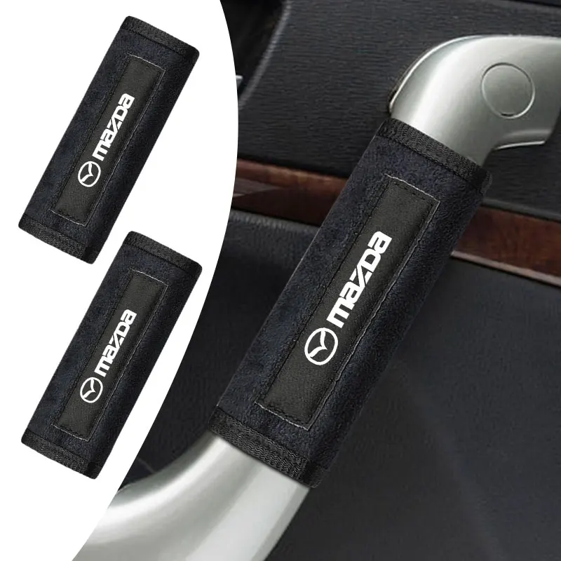 

Car Seat Belt Safety Belt Shoulder Cover Breathable Protection Seat Belt Padding Pad for Mazda 2 3 5 6 8 Atenza CX5 CX-7 CX-9 RX