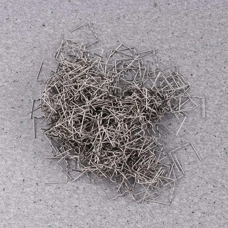 

1000Pcs Hot Staple Repair Machine Plastic Welding Hot Stapler Auto Bumper Repair Pre Cut for All Cars Flat Angle