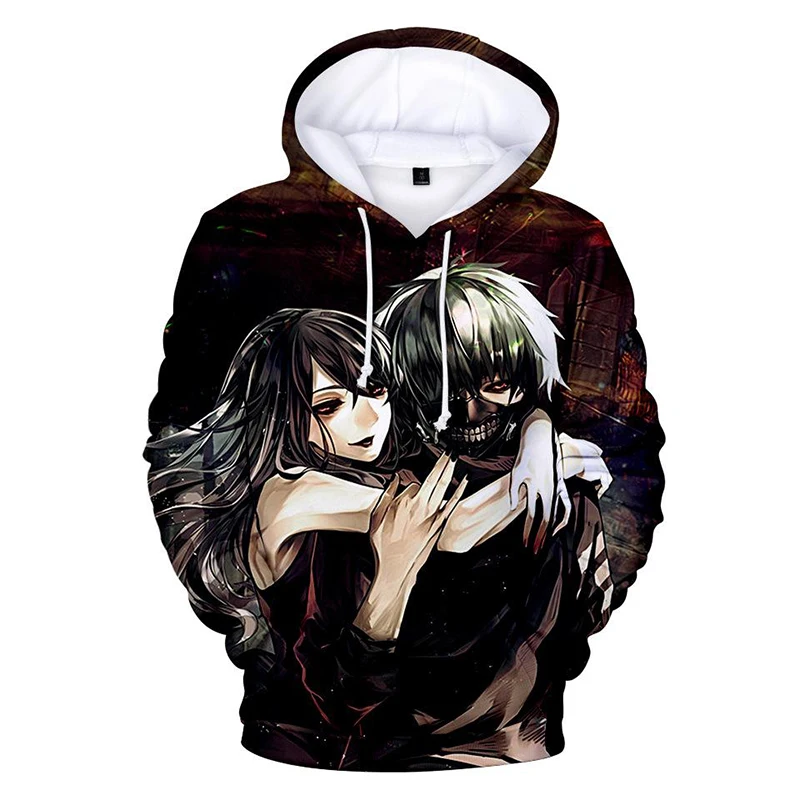 

Tokyo Ghoul 3D Print Hoodies Anime Cosplay Hooded Sweatshirt Men Women Sport Casual Pullover Hip Hop Hoodie Fashion Top Clothing