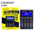 Зарядное устройство LiitoKala универсальное с ЖК-дисплеем и функцией определения полярности