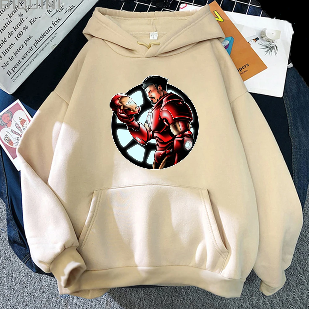 

Толстовки с мультяшными изображениями Железного человека, брендовая толстовка с изображением героев Диснея, одежда для Железного человека...