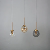 nordic modern glass pendant lights led hanging lamp for kitchen dining room bedroom nordic pendant lamps home lighting fixtures