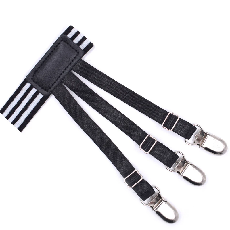 Мужская мода рубашка подвязки для мужчин и женщин эластичный регулируемый пояс