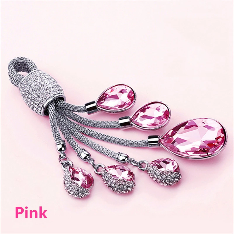 pink keyring Мягкий ТПУ Модный водонепроницаемый чехол для автомобильных ключей пластиковая пилочка для ногтей C-HR CHR Prado 2 3 кнопки авто брелок - Название цвета: pink keyring