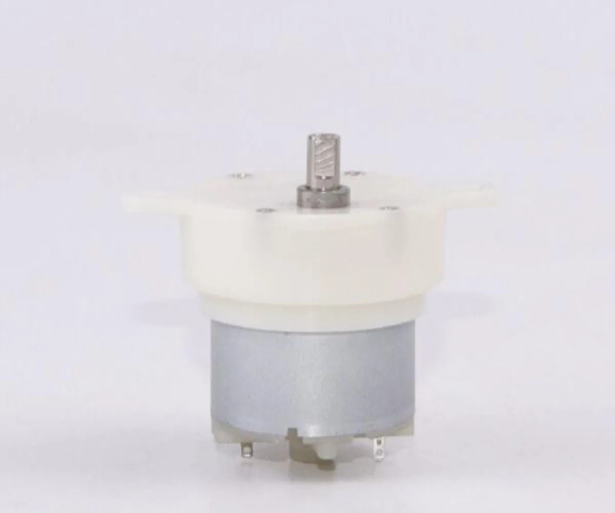 Электродвигатель с двойным плоским валом и высоким крутящим моментом 12 В 2