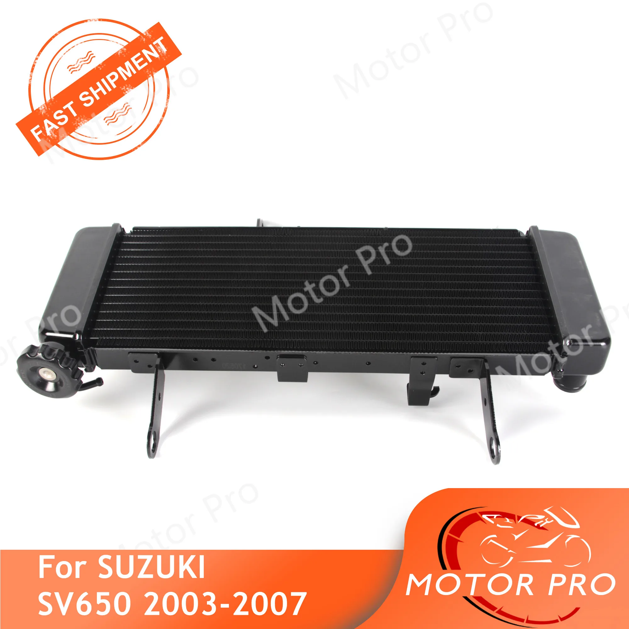 Radiator For Suzuki SV650 2003 - 2007 Cooling Cooler Motorcycle Replacement Accessories SV 650 Black 2004 2005 2006 03 04 05 06 |