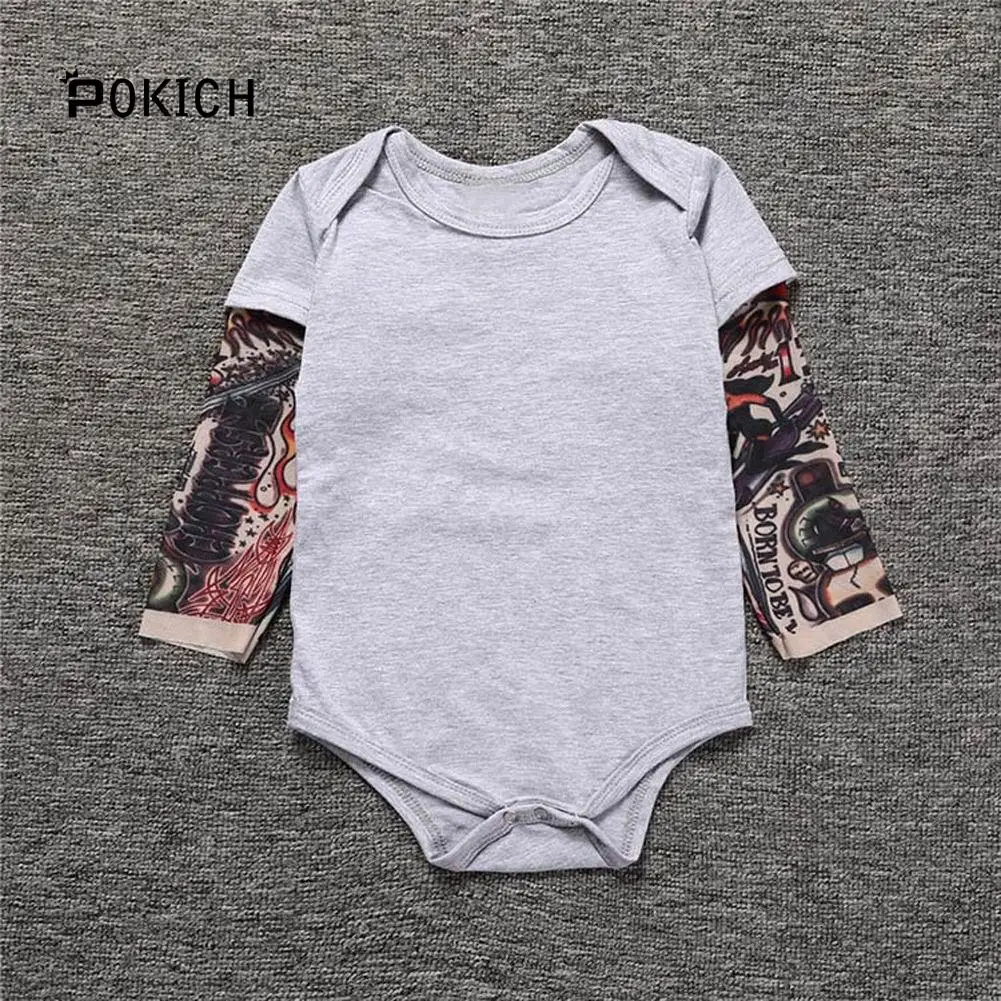 Летний хлопковый боди для новорожденных мальчиков одежда с длинными рукавами и