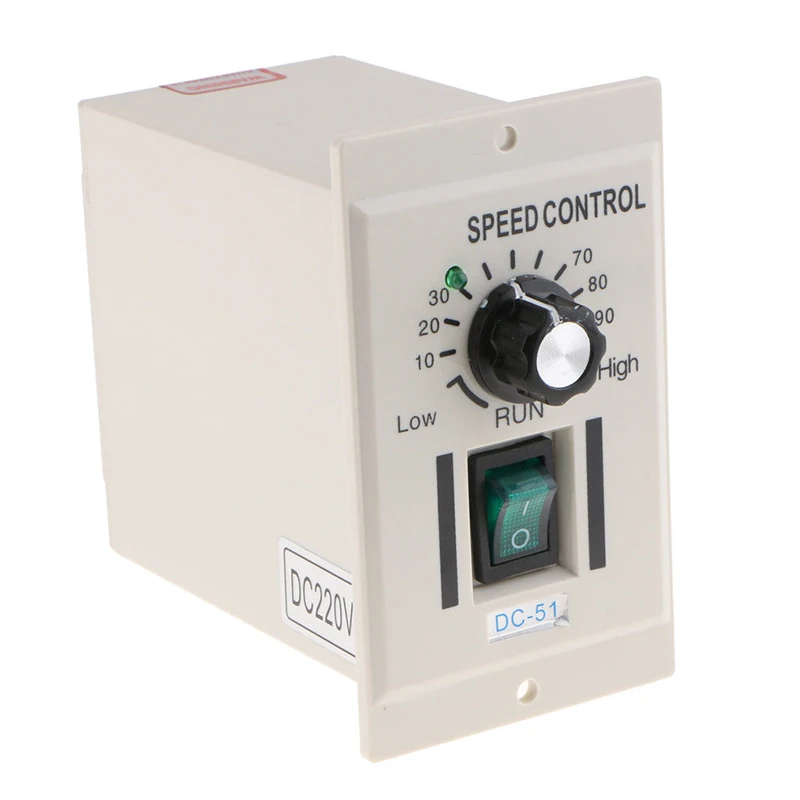 

1xMotor Speed Control Controller AC 220V DC 180V Adjustable For DC 0-400W Parts